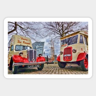 Vintage ice cream vans, Liverpool Sticker